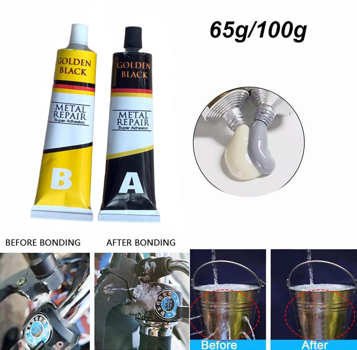 Golden Black™ Pegamento Profesional A/B
