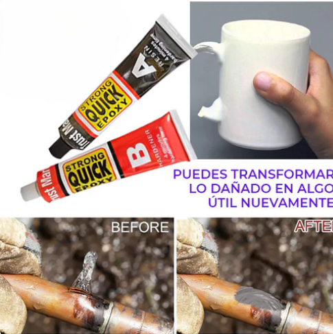 Golden Black™ Pegamento Profesional A/B