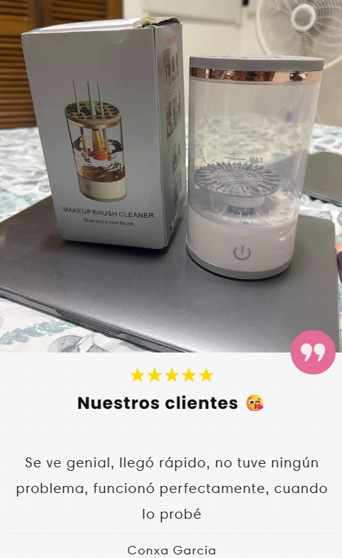 Click&Clean™ Limpiador de Brochas de Maquillaje