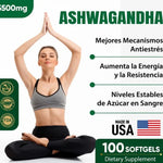 Ashwagandha 5500mg Nueva Generación – Calma Rápida, Sueño Profundo + Envío Gratis
