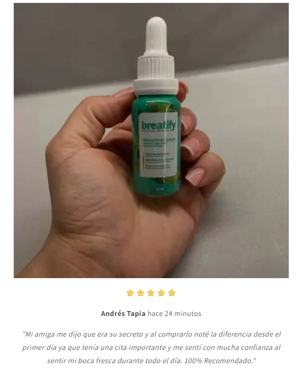 BREATIFY– 🌬️ Respira confianza, habla sin miedo 🌿 Contenido 30 ML
