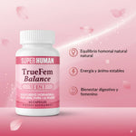 TrueFem Balance – Cápsulas para el Equilibrio Hormonal y Bienestar Femenino (60 Cápsulas)