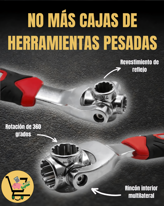2x1 Power-Max™️ ORIGINAL LLAVE INGLESA MULTIUSOS 48 EN 1