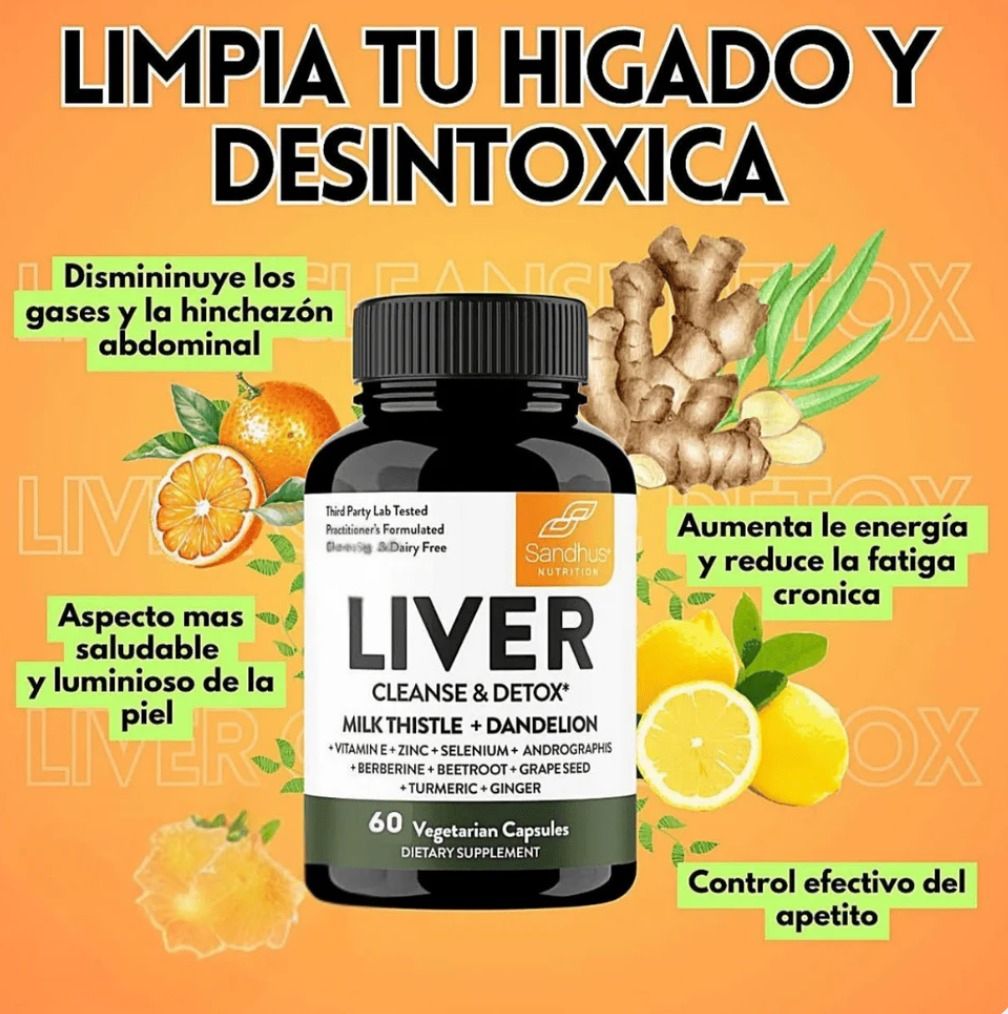 Liver Cleanse Detox + Envío Gratis