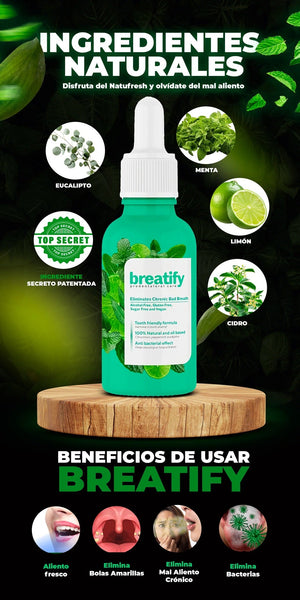 BREATIFY– 🌬️ Respira confianza, habla sin miedo 🌿 Contenido 30 ML
