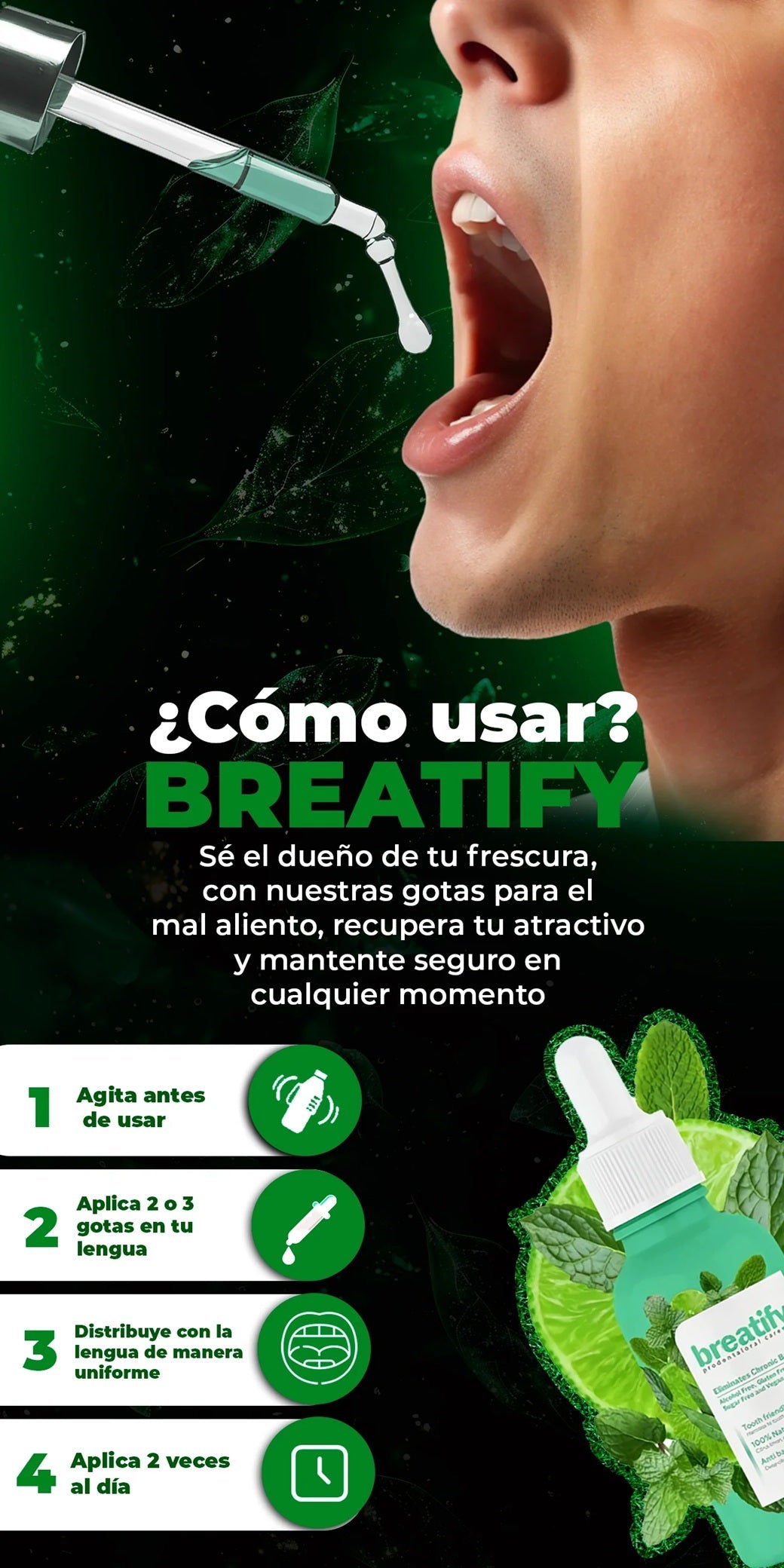 BREATIFY– 🌬️ Respira confianza, habla sin miedo 🌿 Contenido 30 ML