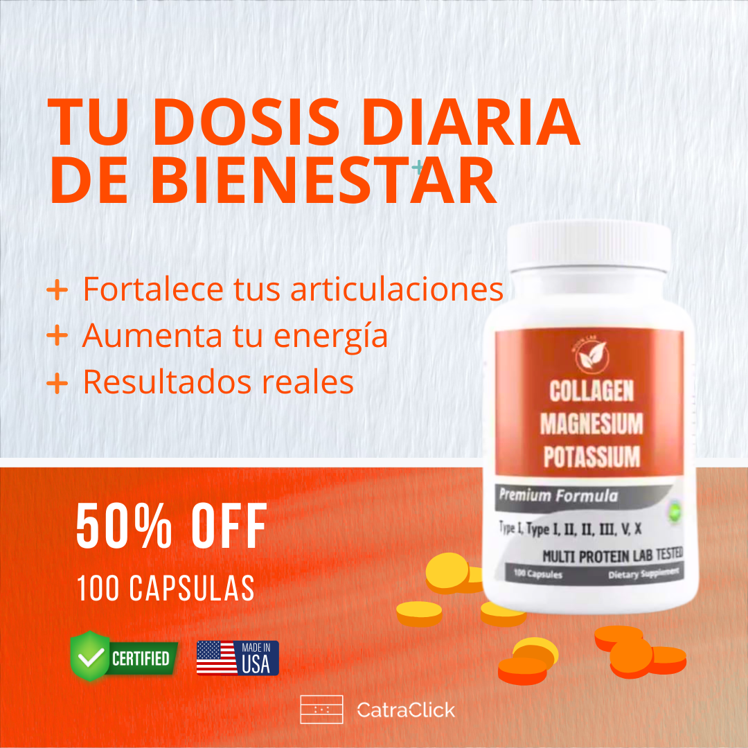 MagniCol™ – Colágeno + Magnesio + Potasio 💪✨ + Envío Gratis
