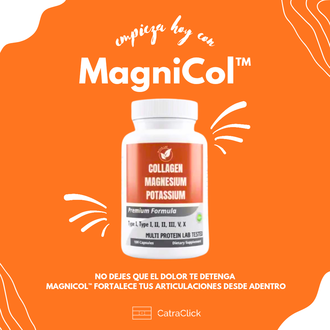 MagniCol™ – Colágeno + Magnesio + Potasio 💪✨ + Envío Gratis